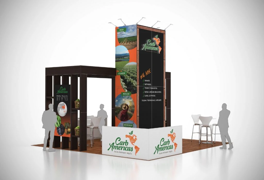 20 x 20 Food Beverage Trade Show Booth Rental 5