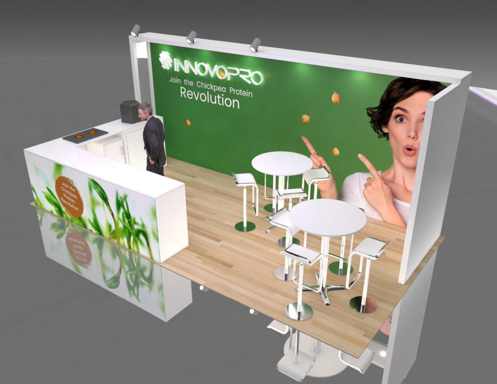 10x20 Health Food Company Trade Show Booth Rental - Image 3