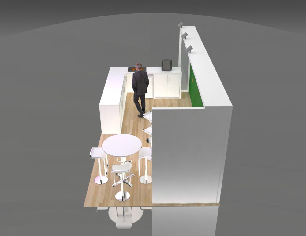 10x20 Health Food Company Trade Show Booth Rental - Image 4