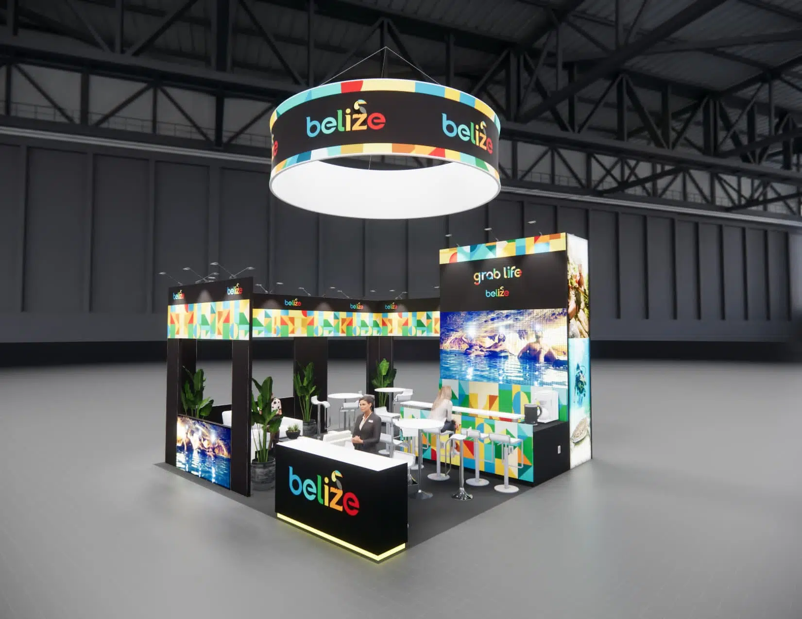 20 by 20 trade show exhibit rental