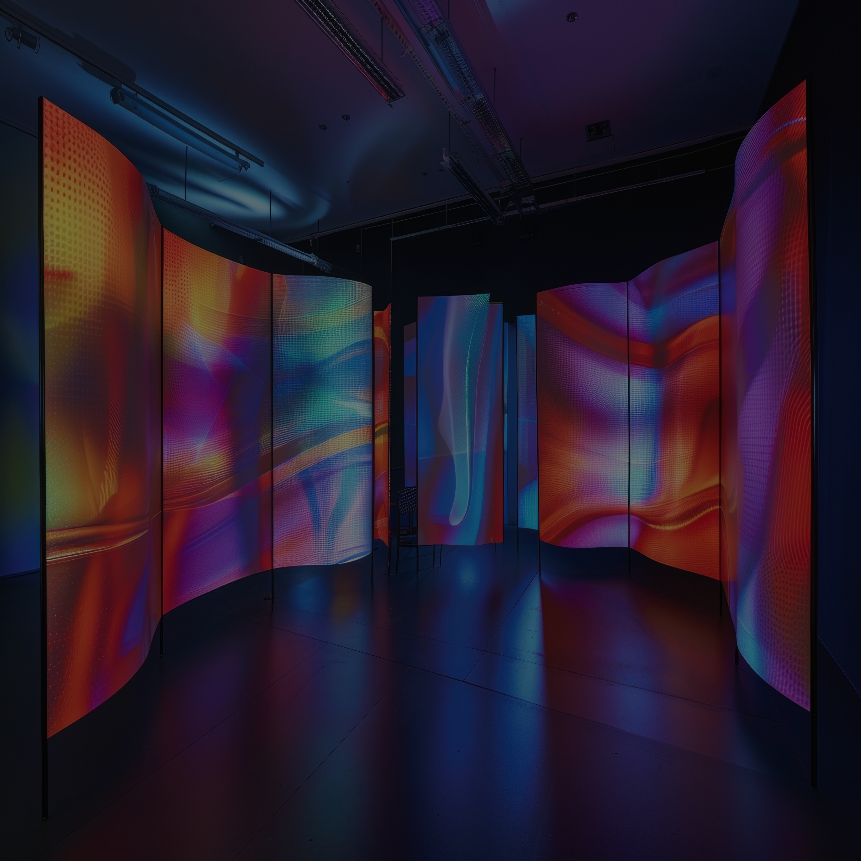 Digital trade show exhibits and LED displays