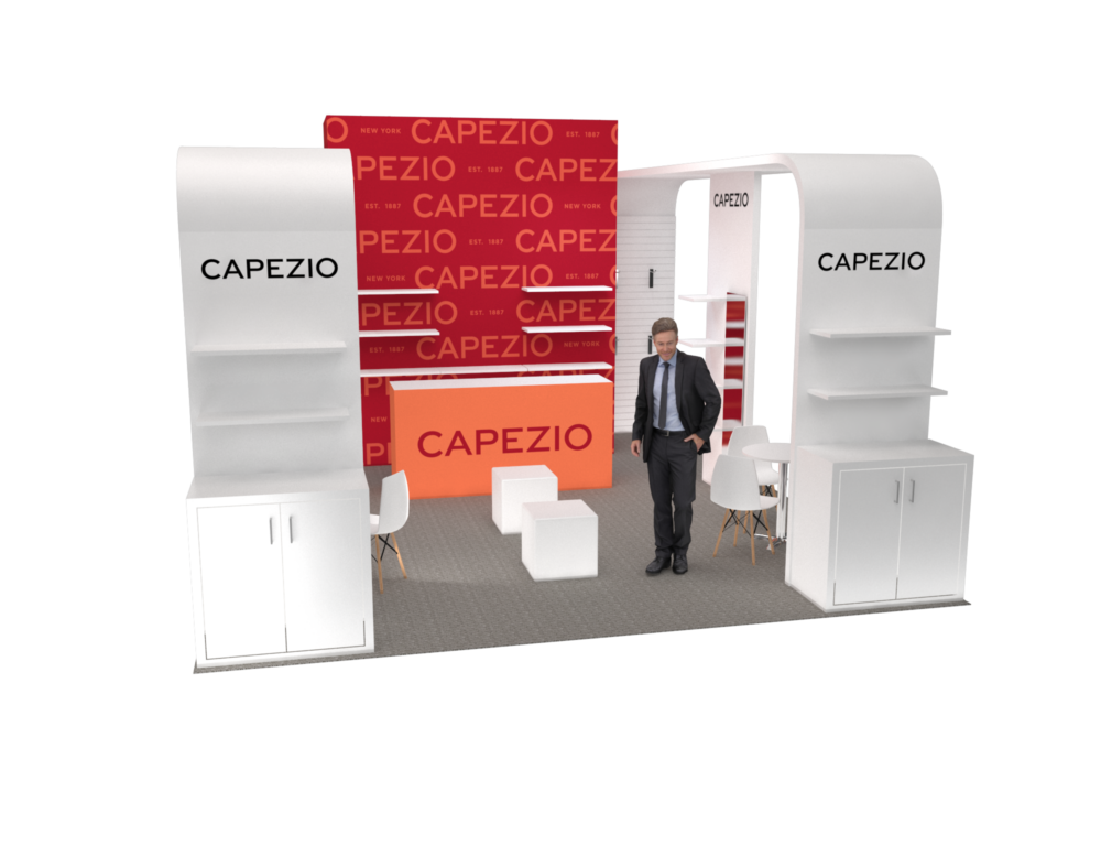 20x20 MAGIC Las Vegas Booth Rental – Fashion Display Exhibit with Retail Elegance - Image 7