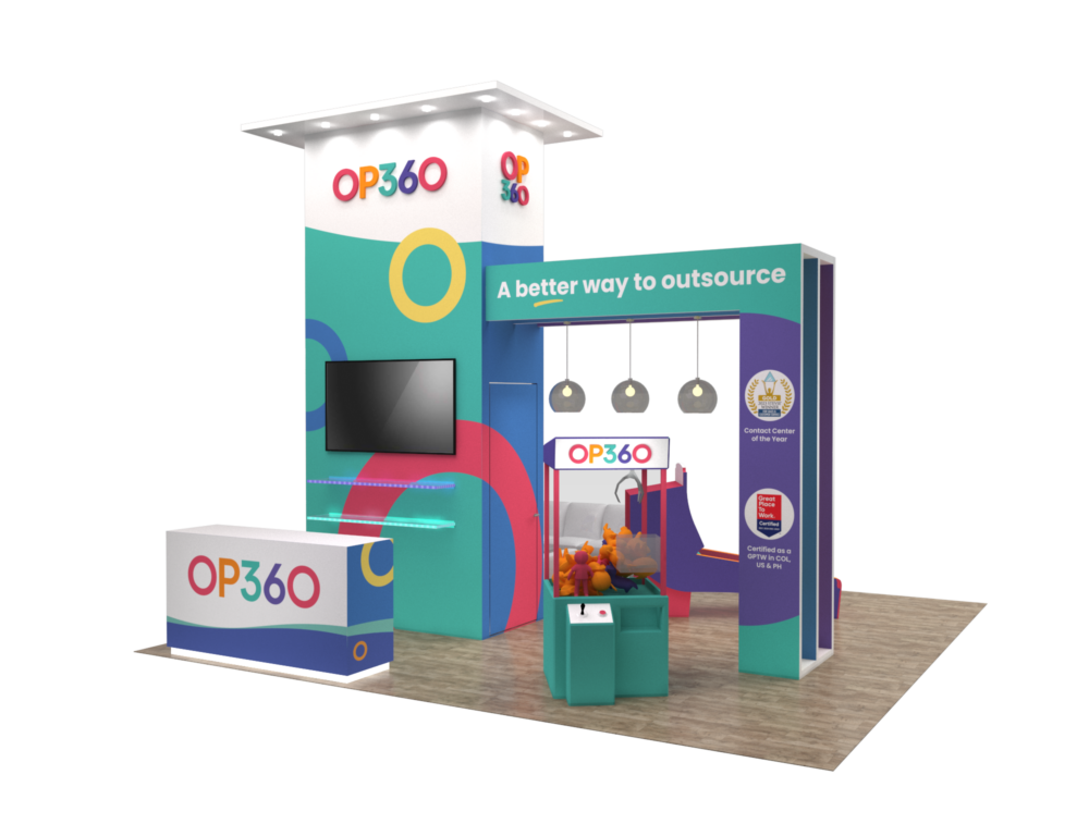 20x20 MAGIC Las Vegas Booth Rental – Interactive Brand Experience Exhibit - Image 2
