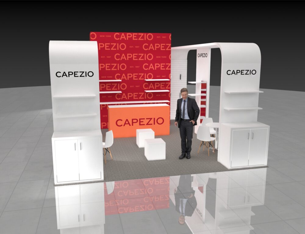 20x20 MAGIC Las Vegas Booth Rental – Fashion Display Exhibit with Retail Elegance - Image 6