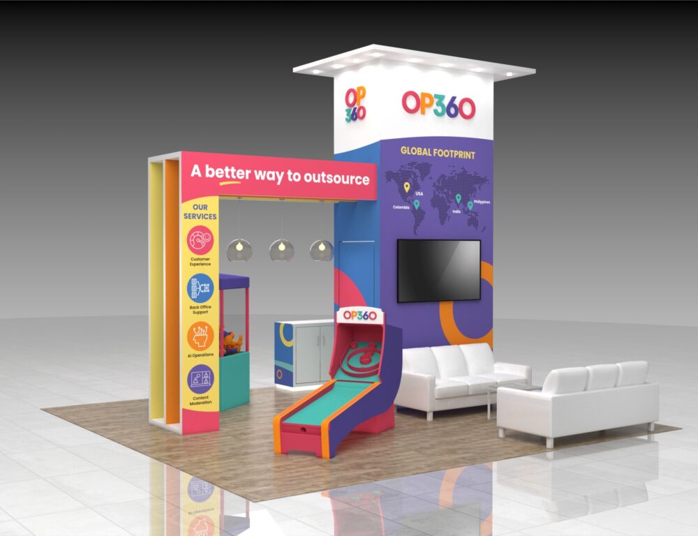 20x20 MAGIC Las Vegas Booth Rental – Interactive Brand Experience Exhibit - Image 8