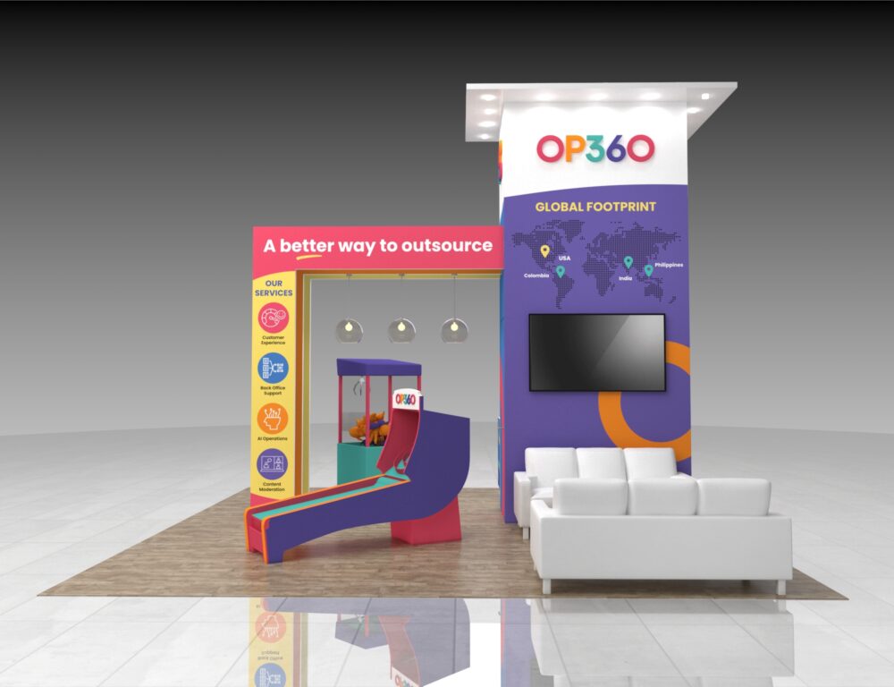 20x20 MAGIC Las Vegas Booth Rental – Interactive Brand Experience Exhibit - Image 7