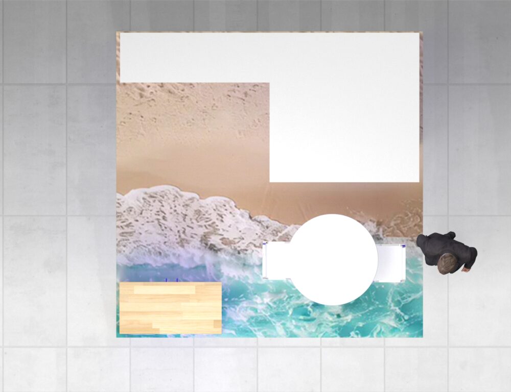 10x10 CES Booth Rental – Sleek Island Exhibit Design - Image 3