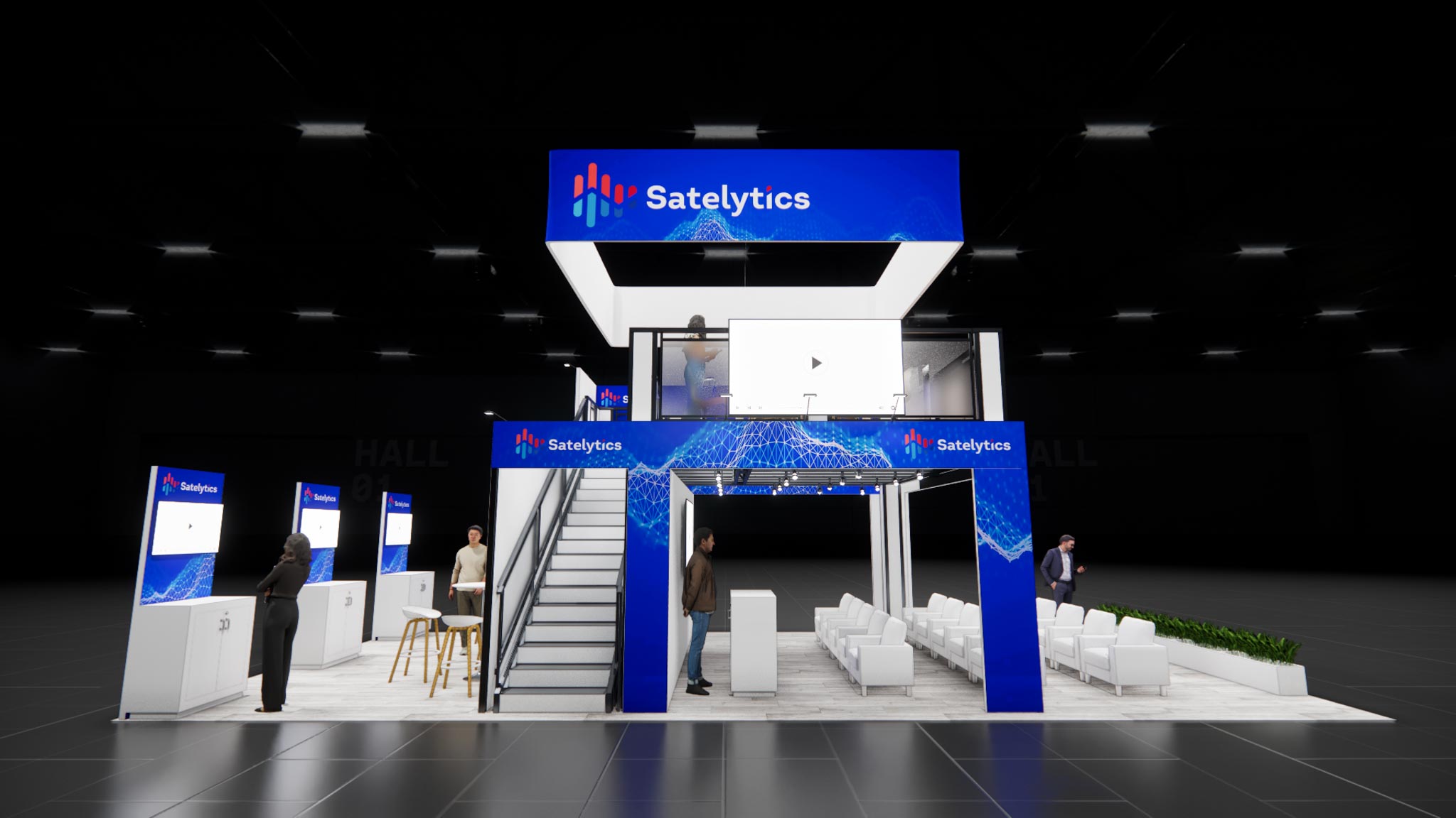Exhibit Experience double deck exhibition stand at ExCeL London for U.S. gaming operator at ICE London